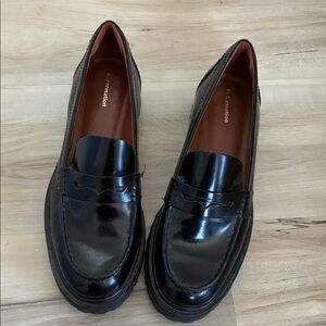 Reformation Agathea Chunky Leather Loafers